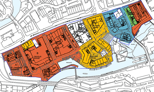 Ballymore map