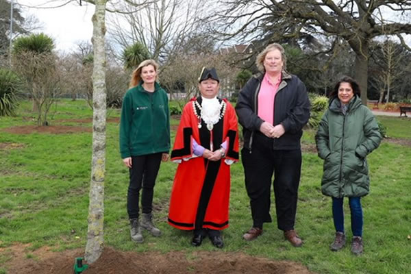 Tree planting in Boston Manor Park