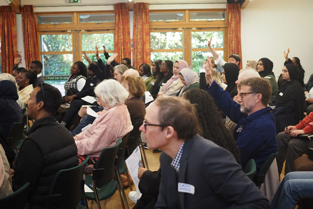 The audience at the meeting. Picture: Solape Tunde-Dauda