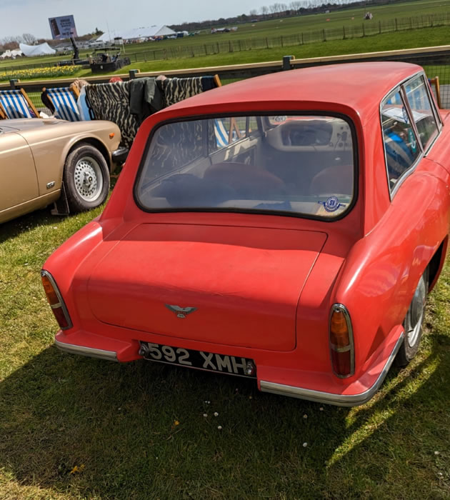 old red car