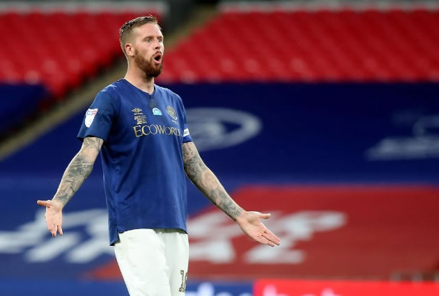 Brentford's captain Pontus Jansson during the final