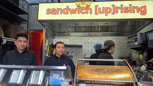 Thai sandwich stall 