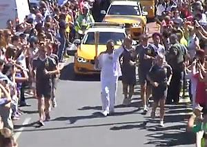 chiswick olympic torch relay