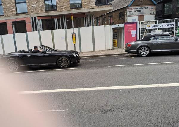 two bentleys in Brentford