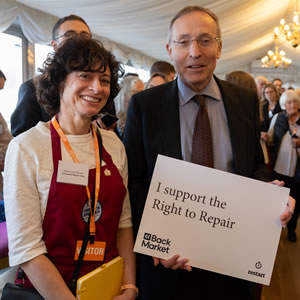 with Marie-Claire of Chiswick Repair Caf&eacute;, 