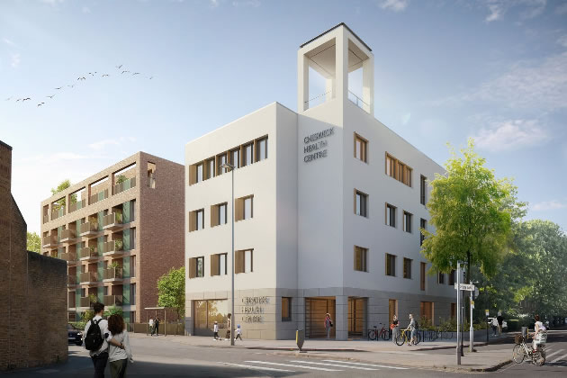 Visualisation of the new Chiswick Health Centre 