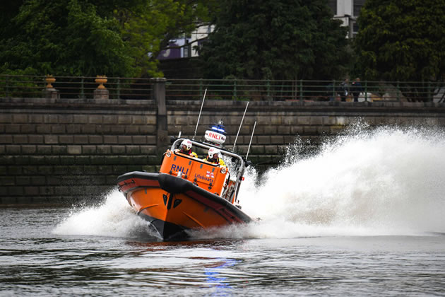 One of the lifeboats based at Chiswick