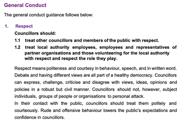 Guidance for councillor's in Hounslow 