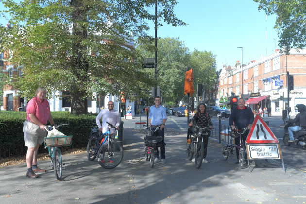 Hounslow Council Cabinet Members get on their bikes with Will Norman