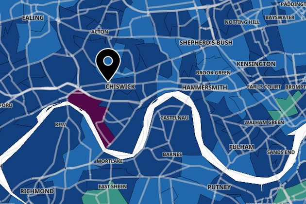 Chiswick South West has unusually high rate