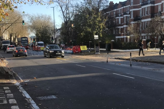 Work has already begun on amended Cycleway under new traffic order