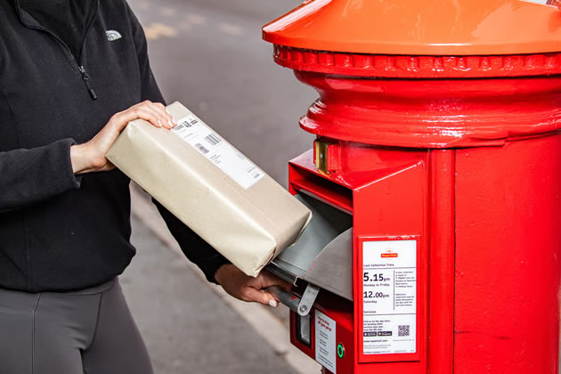 The new style of postboxes being introduced.