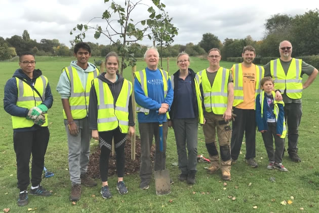 The team of volunteers at Dukes Meadows 