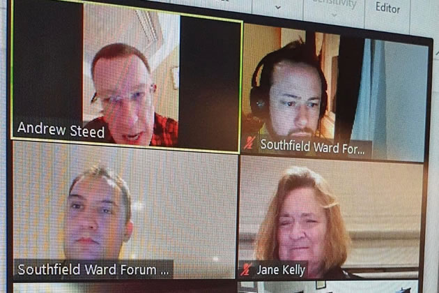 Screen grab from the Southfield Ward Fourm 