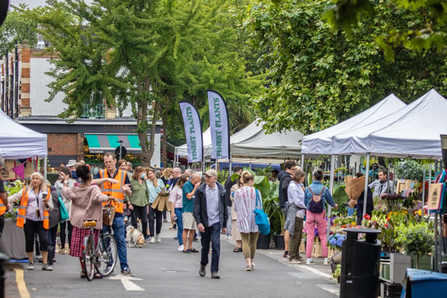 The Chiswick Flower market has proved to be a huge success 
