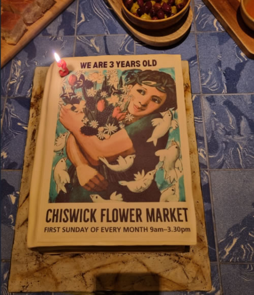 Flower Market cake