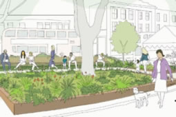 Work Set to Begin on Gingko Corner Project