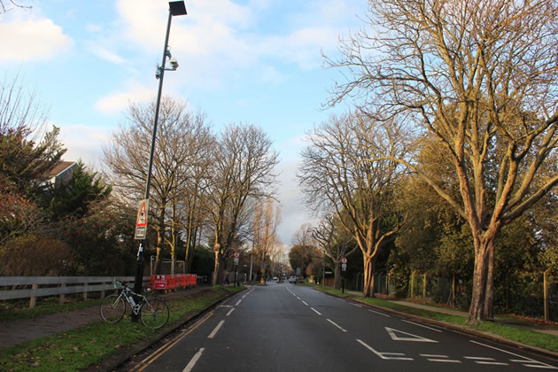 The camera on Hartington Road Chiswick