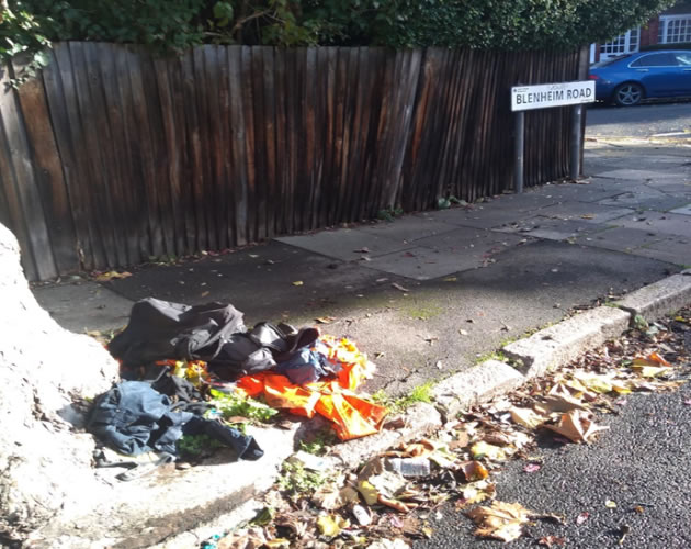 Property taken from a London Underground contractor dumped in Bedford Park 