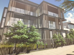 Design for flats at former Pissarro restaurant site by the Thames in Chiswick 