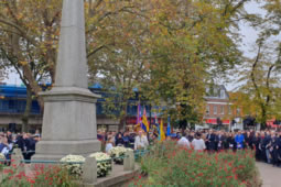 Remembrance, the River Wall and Deja Vu on the Fountain Leisure Centre