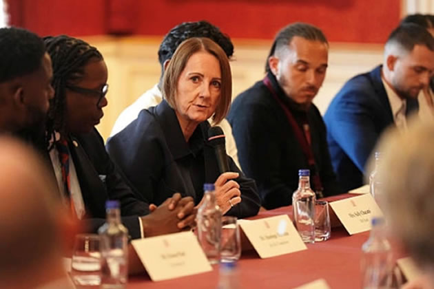 Sally Chacatte at the Youth Summit 