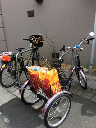 a shopping trike 