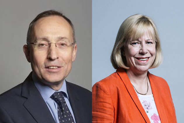 Andy Slaughter (left) and Ruth Cadbury