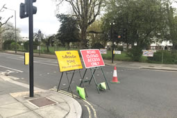 Stamford Brook Road Closure to Continue Until After Easter