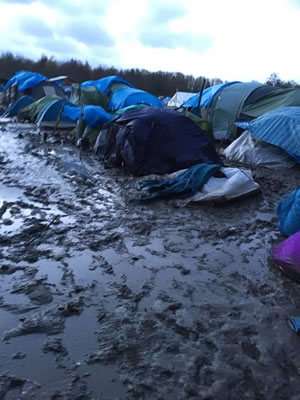 Conditions in the camp at the moment