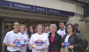 Mary Macleod and her 'Turnham Green Action Team' 