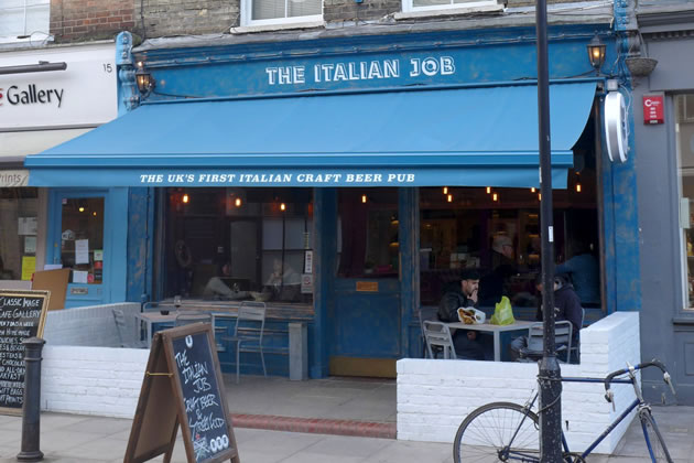 The Italian Job on Devonshire Road