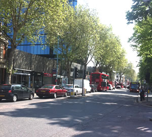 traffic anticipated on Chiswick High Road