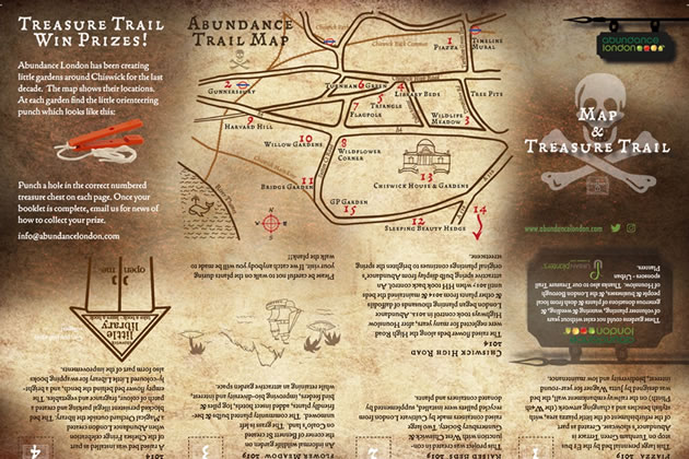 Abundance London Treasure Trail’ map