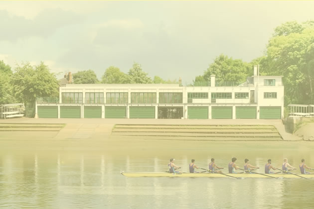 A visualisation of the renovated boathouse taken from planning documentation