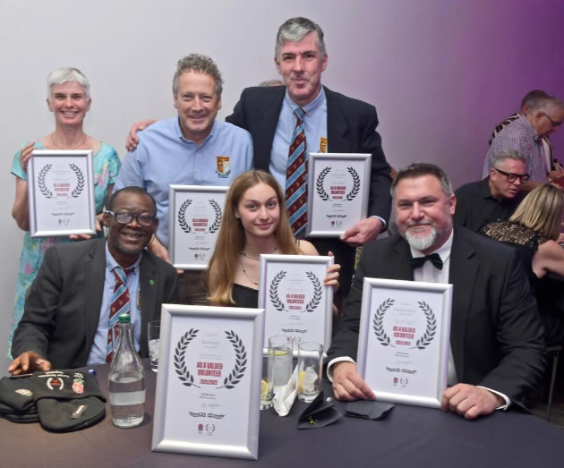 Award-winning volunteers at Chiswick Rugby Club 