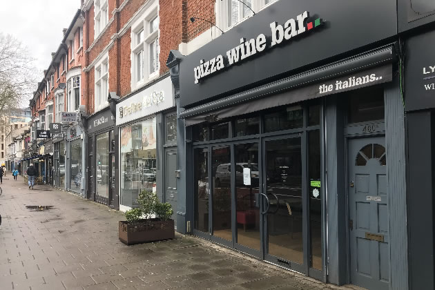 The Italians closed its pizza and wine bar after just less than two years
