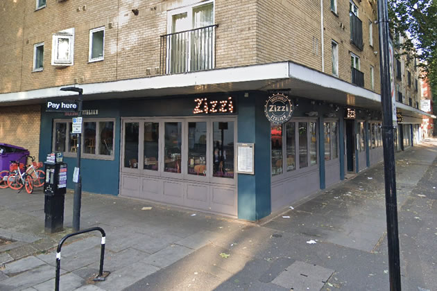 Zizzis restaurant on Chiswick High Road