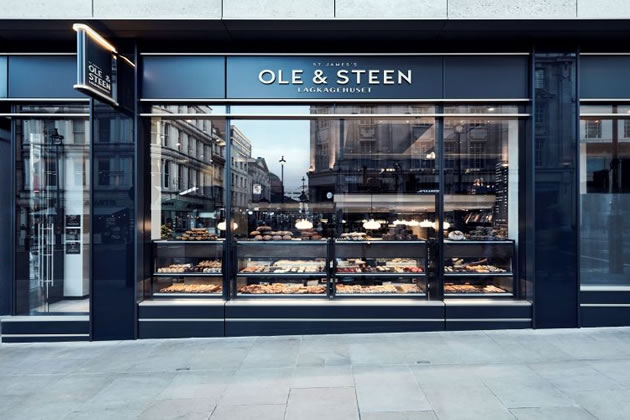 An existing Ole & Steen store near St. James's Park 