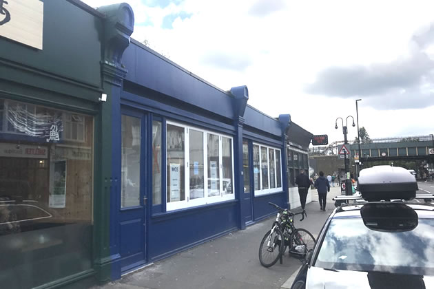 The vacant double unit on Turnham Green Terrace 