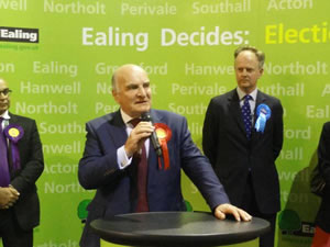 Steve Pound Hails 'Tory Free Ealing' 