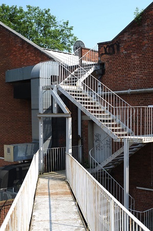 Bottle throwing - access to roof space