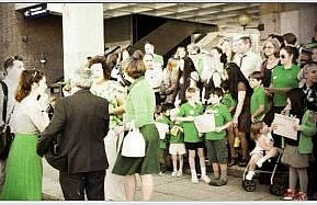 Sulivan School campaigners at Hammersmith Town Hall