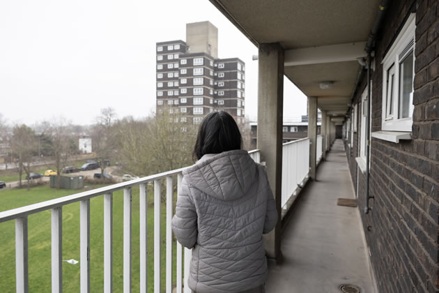 Joy Ma, 62, on the Lennox Estate, Roehampton