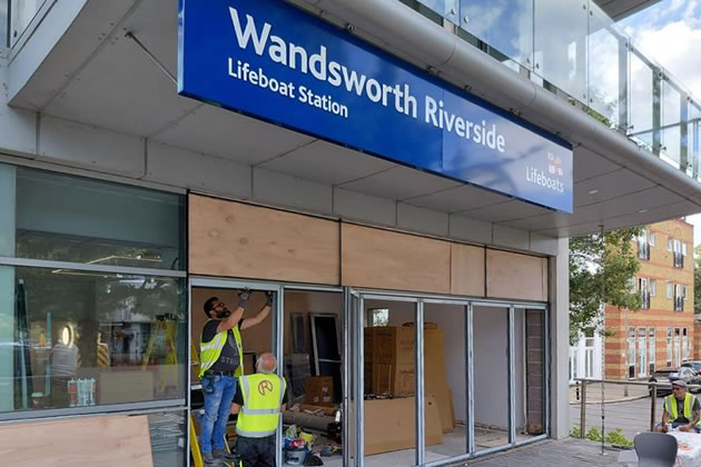 Fit-Out Continues at Wandsworth Riverside Lifeboat Station