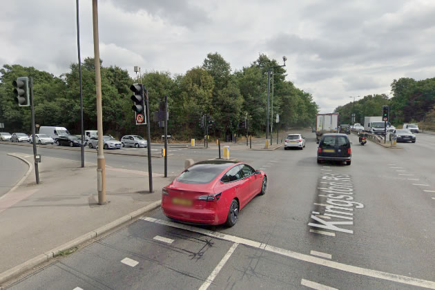 The junction of Roehampton Lane and the A3. Picture: Google Streetview