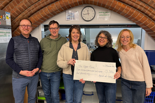 Artists At Home Raises Over £3000 for the Upper Room