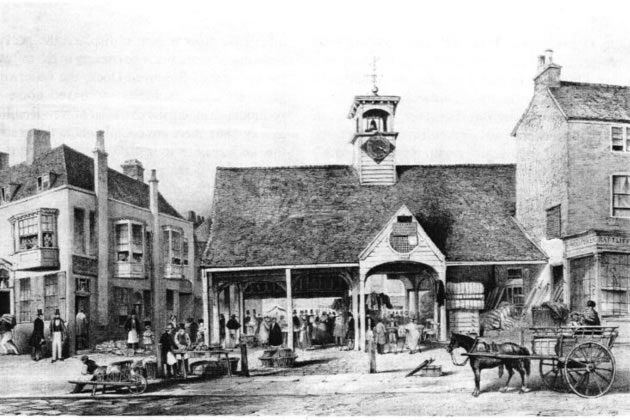 Brentford Market in the 19th century