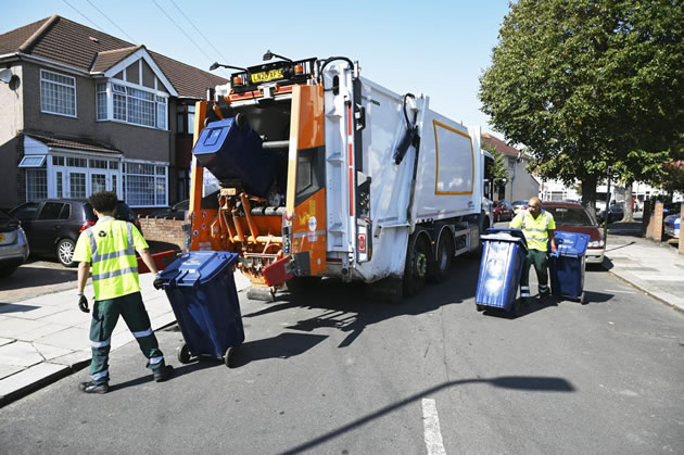 Recycling collection in Ealing borough