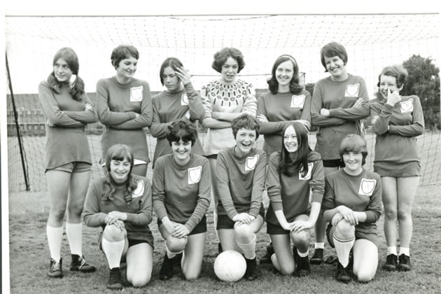 Fodens Ladies FC established itself as a pioneers of the women’s game in the sixties 